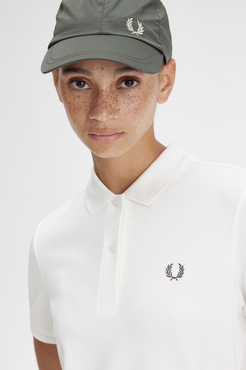 Fred Perry Shirt Women's Dress Snow White | IFLJE1604