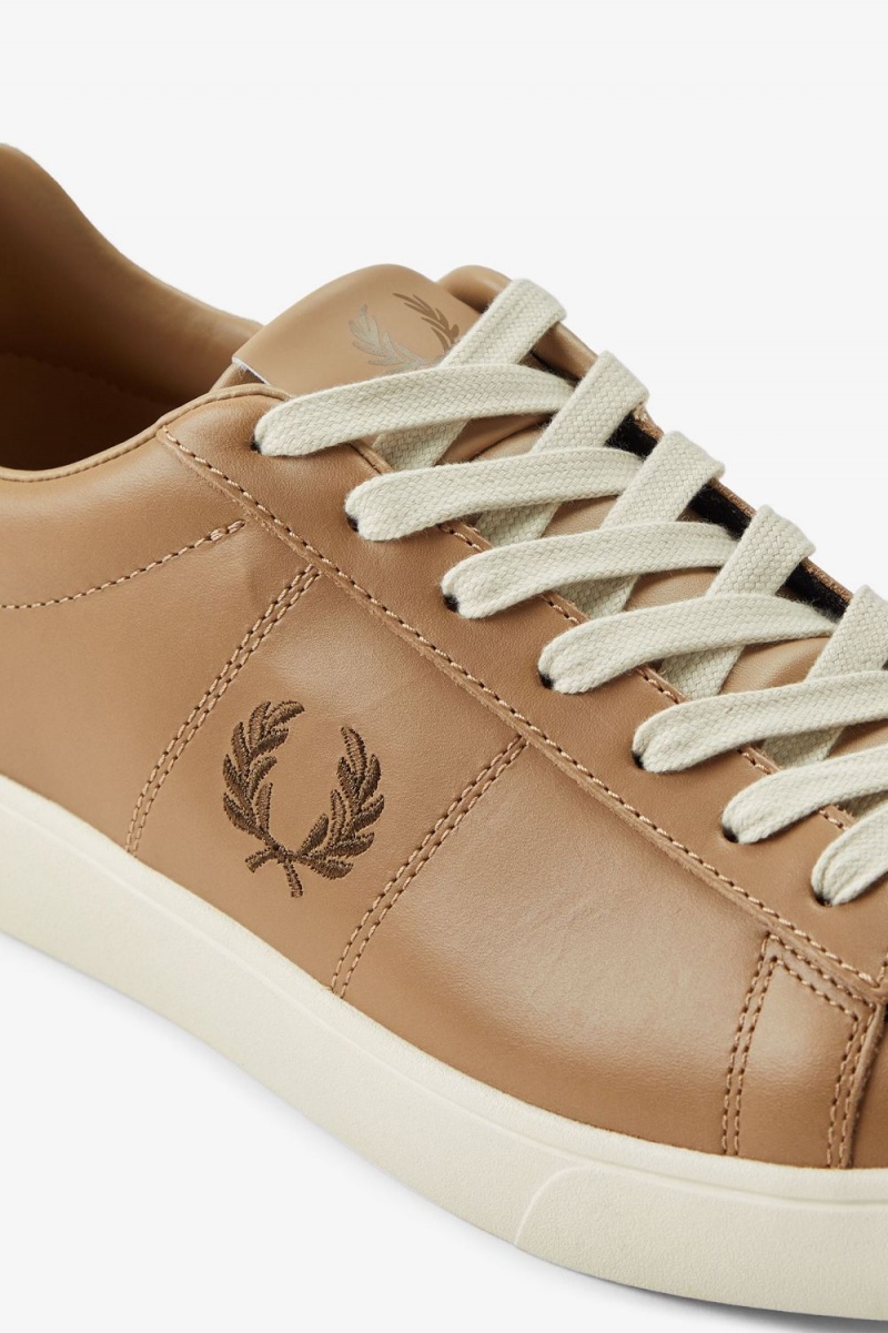 Fred Perry Spencer Men's Tennis Shoes Green Brown | CIKGS8691