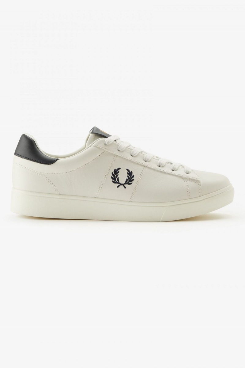 Fred Perry Spencer Men\'s Tennis Shoes Ivory | LWJMT9380