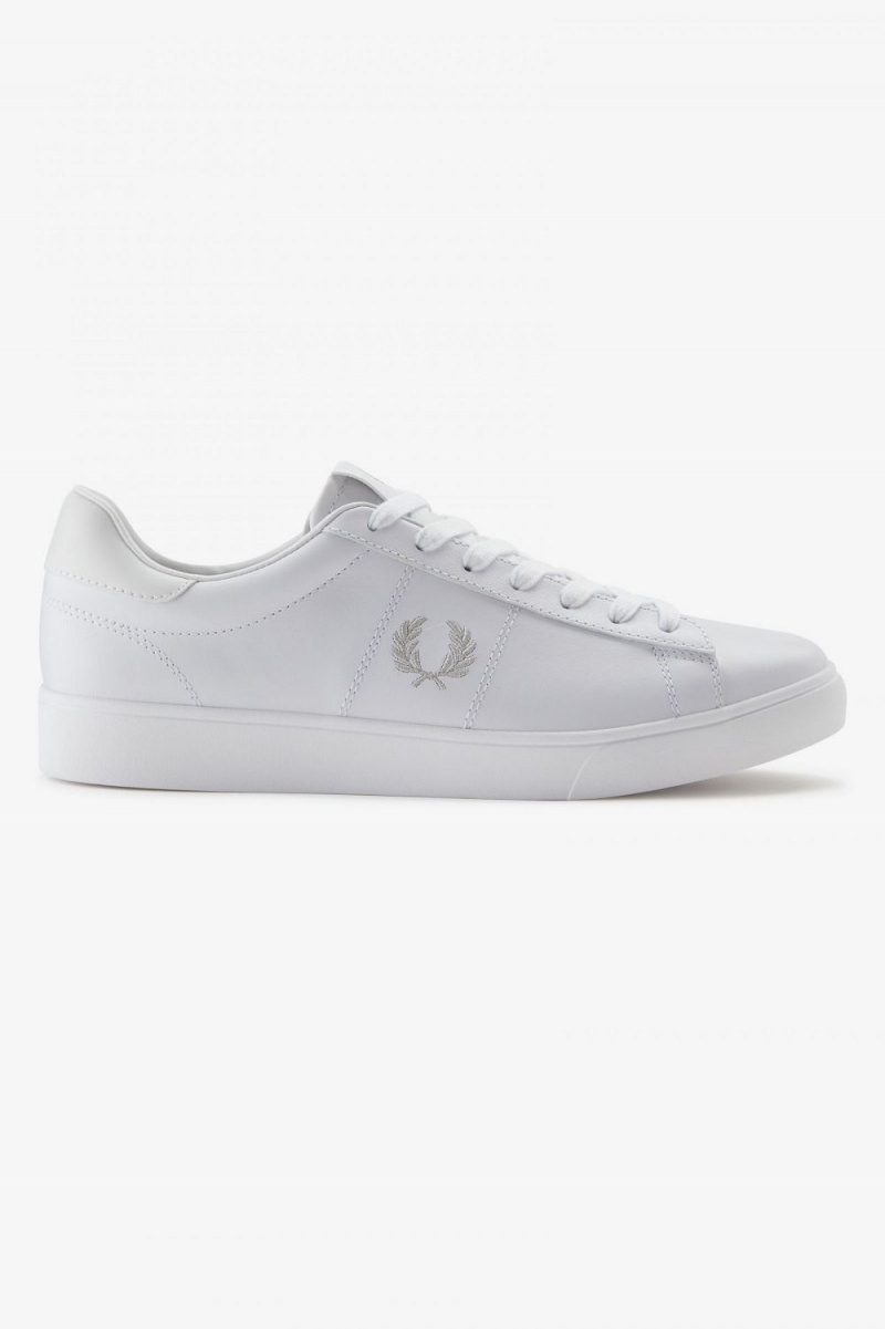 Fred Perry Spencer Men\'s Tennis Shoes White | URXAS3894