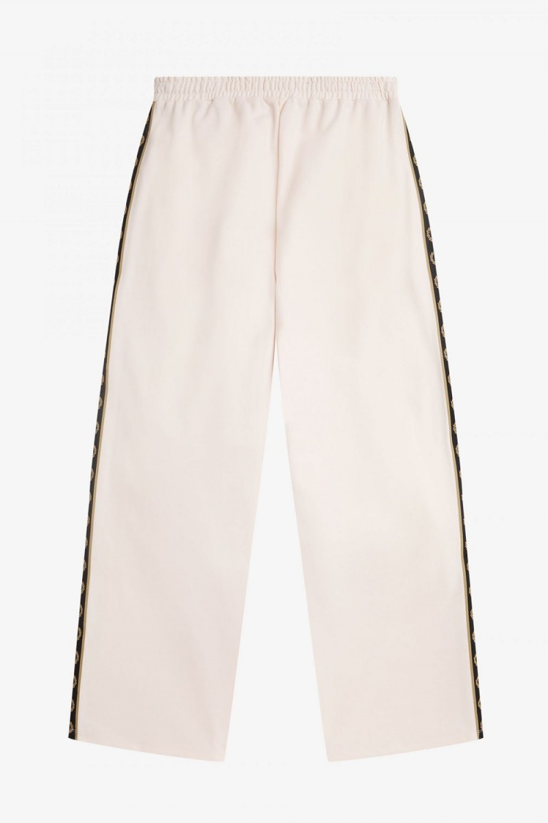 Fred Perry Taped Track Women's Pants Silky Peach | DJUBE2709