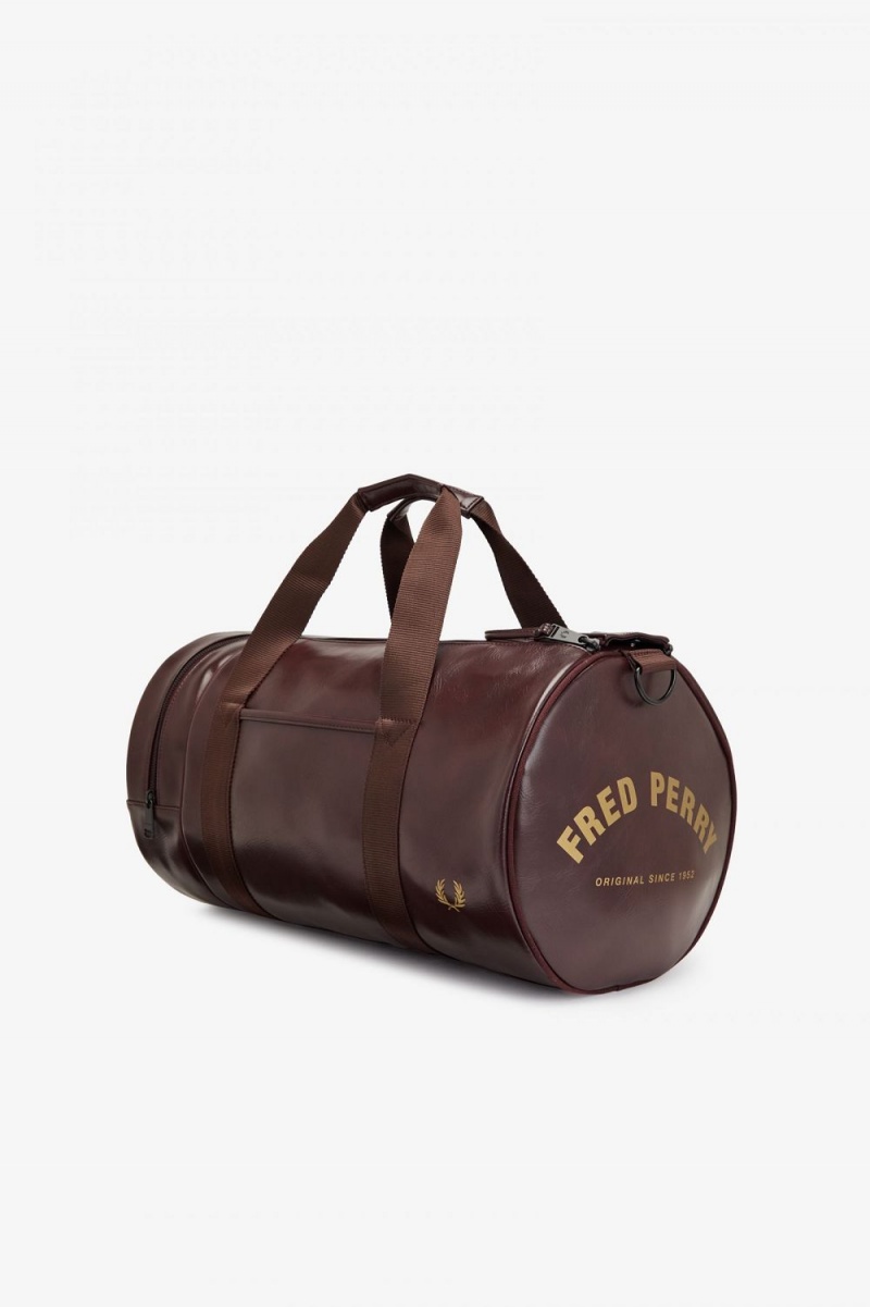 Fred Perry Tonal Barrel Men's Bags Brown | LJOHX7823