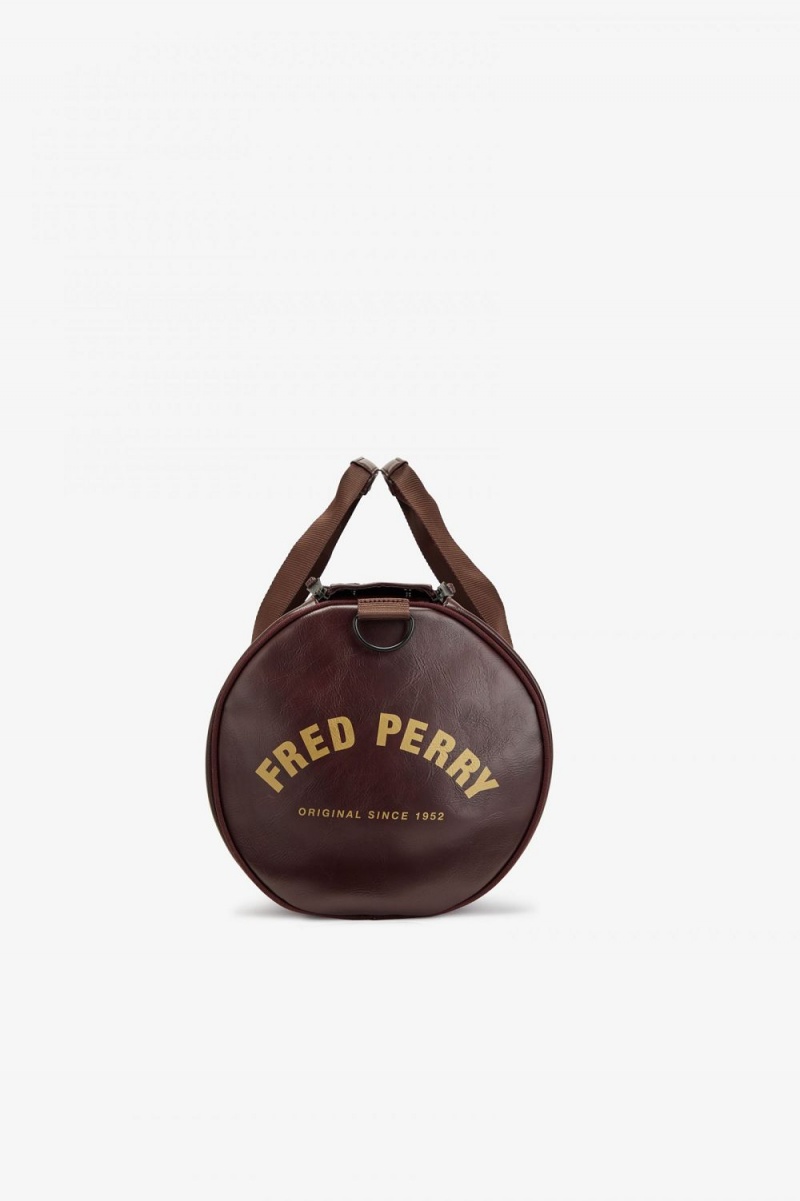 Fred Perry Tonal Barrel Men's Bags Brown | LJOHX7823