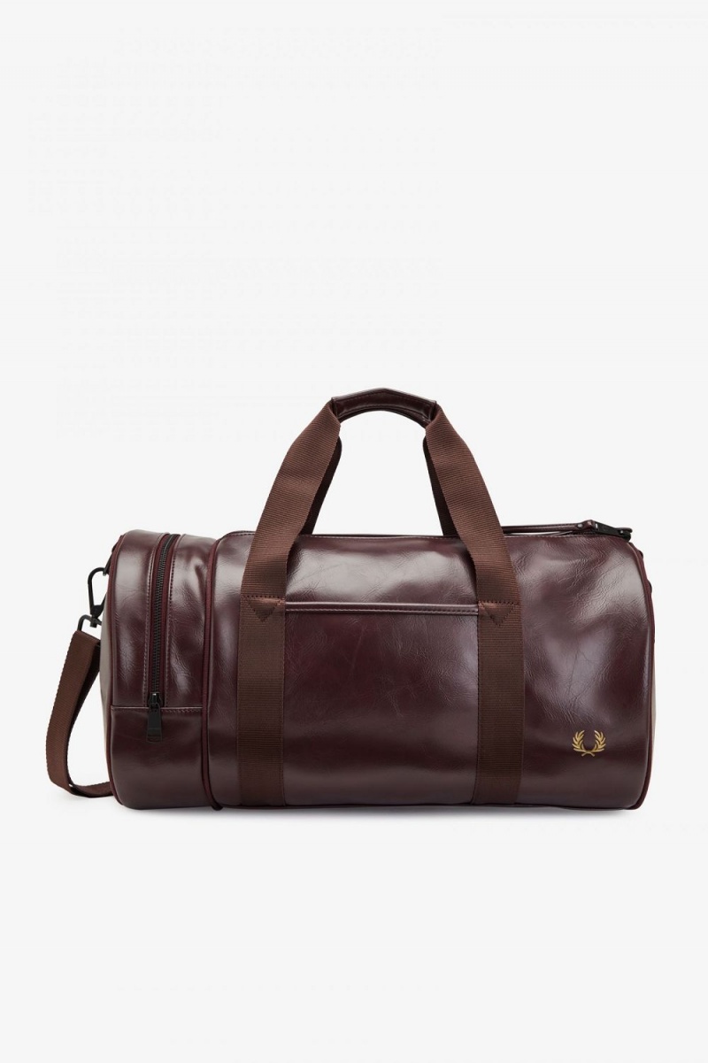 Fred Perry Tonal Barrel Men\'s Bags Brown | LJOHX7823