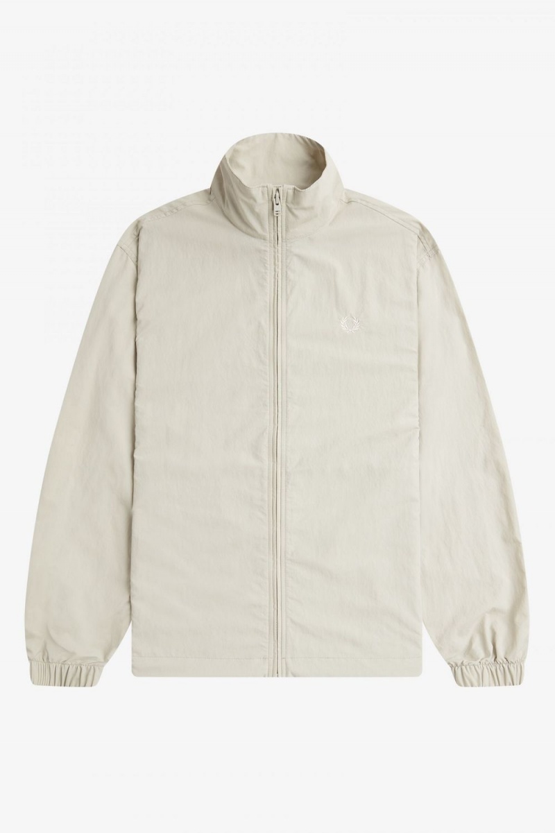 Fred Perry Woven Track Men's Jackets Light Mint | LQTRZ0948